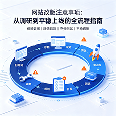 连云港建站-网站改版注意事项:从调研到平稳上线的全流程指南