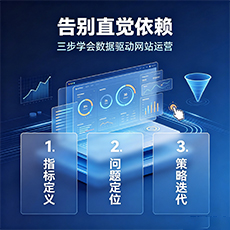 连云港建站-告别直觉依赖：三步学会数据驱动网站运营