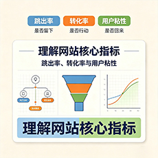 连云建站-理解网站核心指标：跳出率、转化率与用户粘性