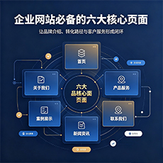 连云港建站-企业网站必备的六大核心页面